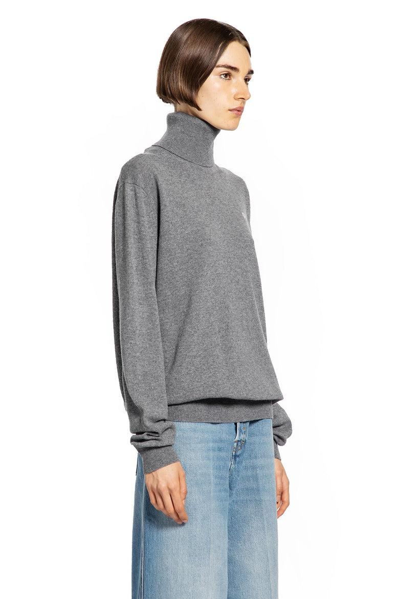 Cashmere Logo Turtleneck Sweater