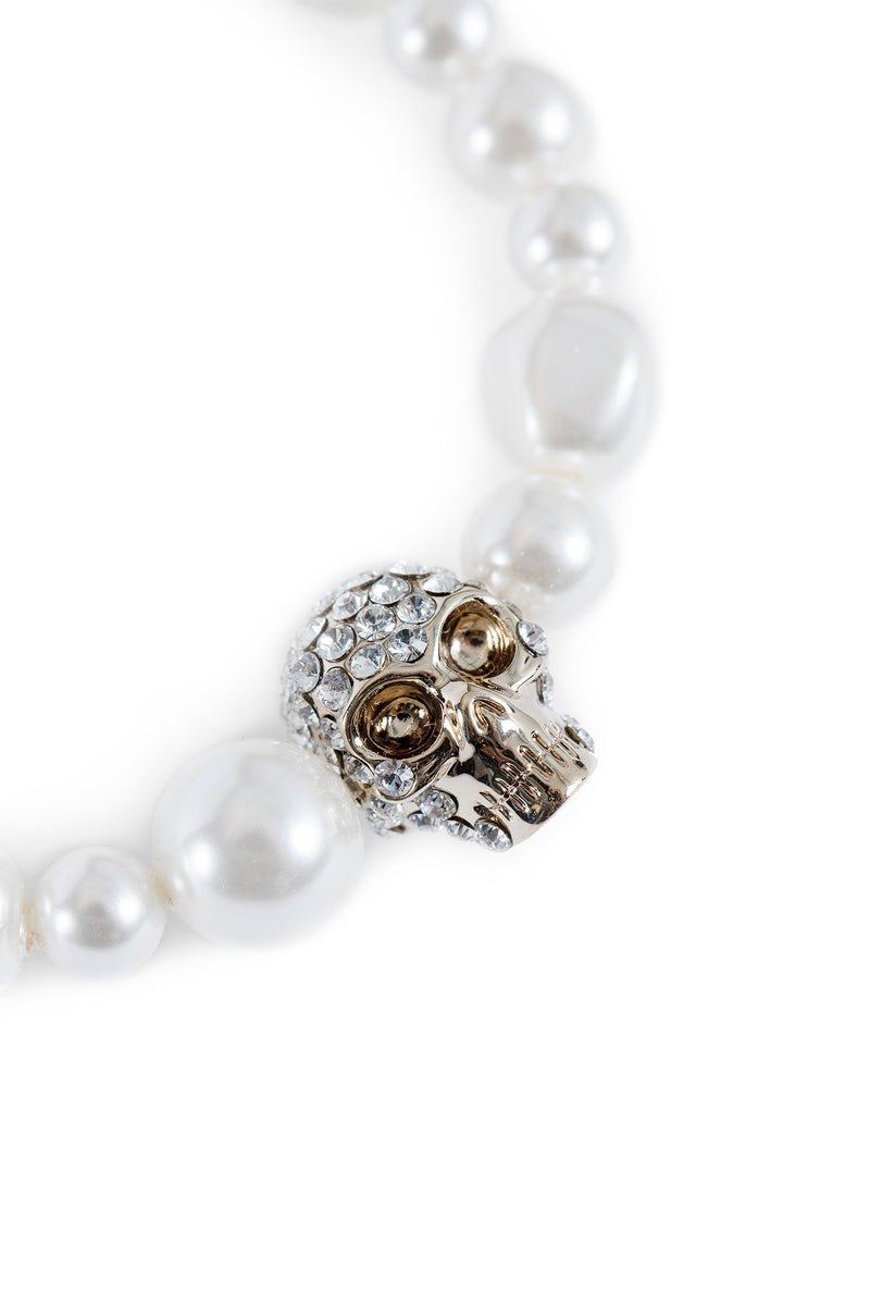 Skull and Pearl Friendship Bracelet - Antonioli.eu