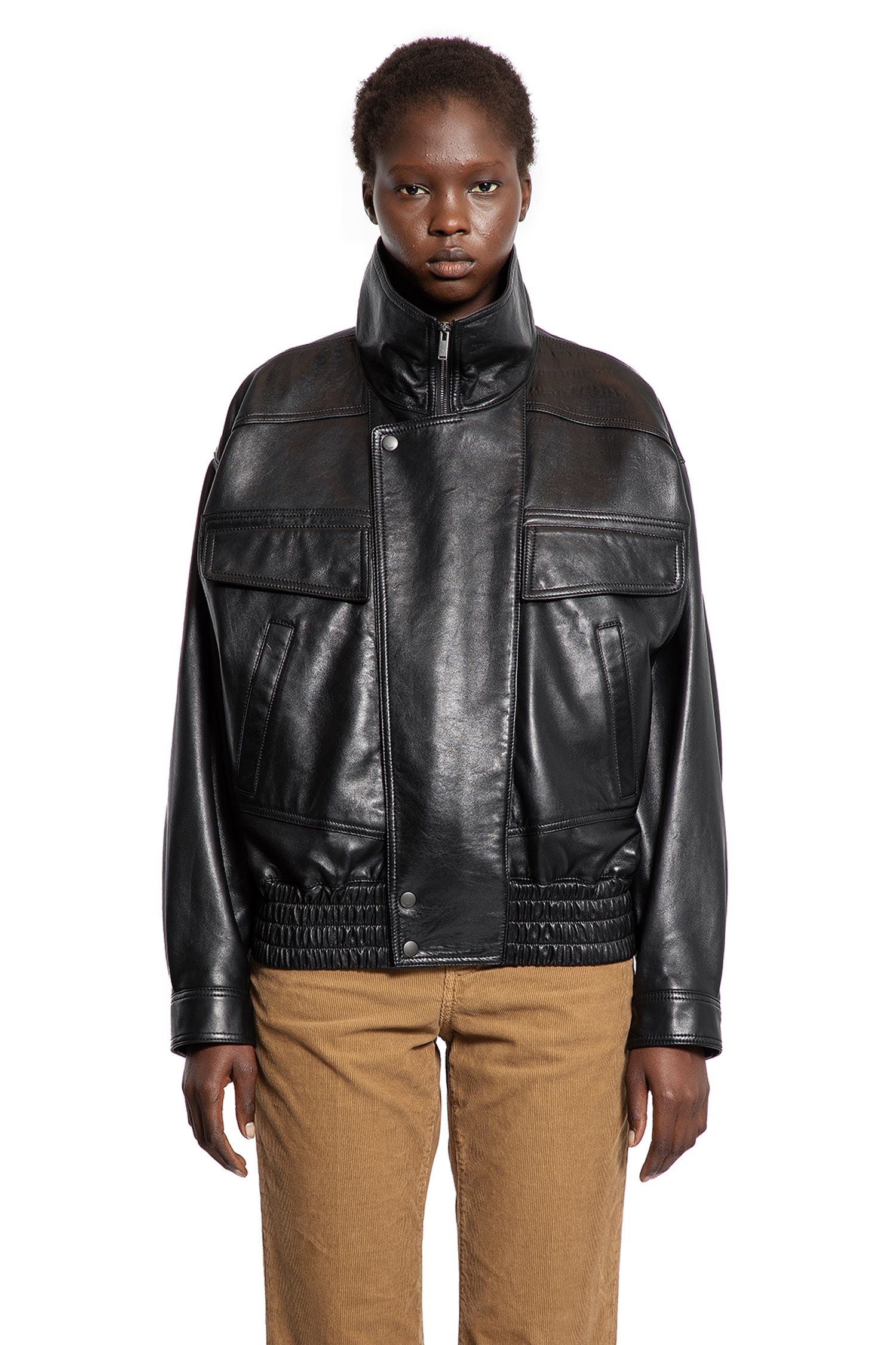 Bomber Jacket in Leather