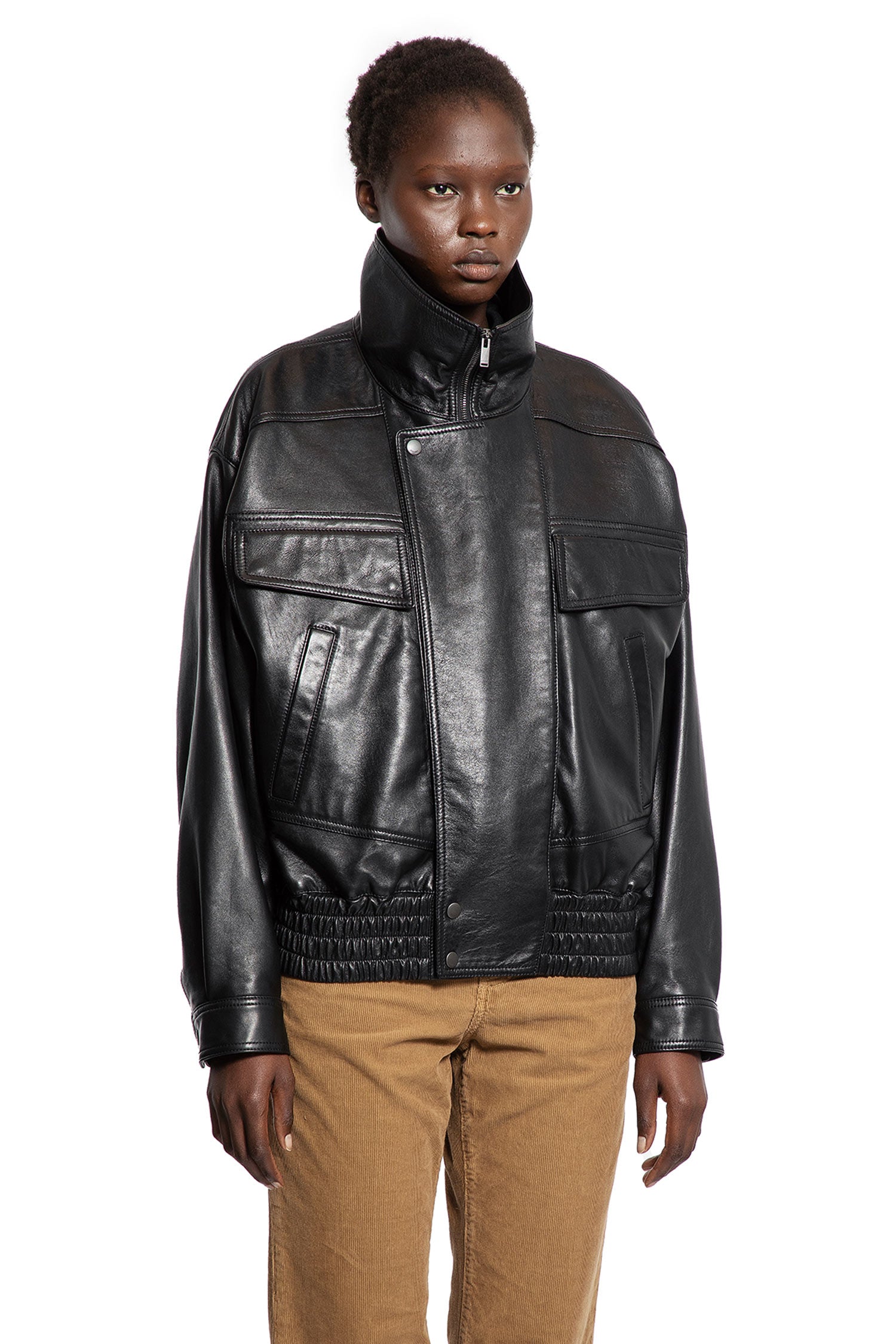 Bomber Jacket in Leather