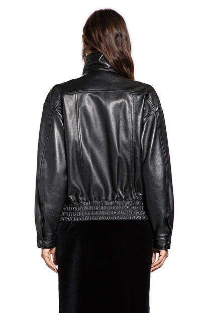 Bomber Jacket in Leather