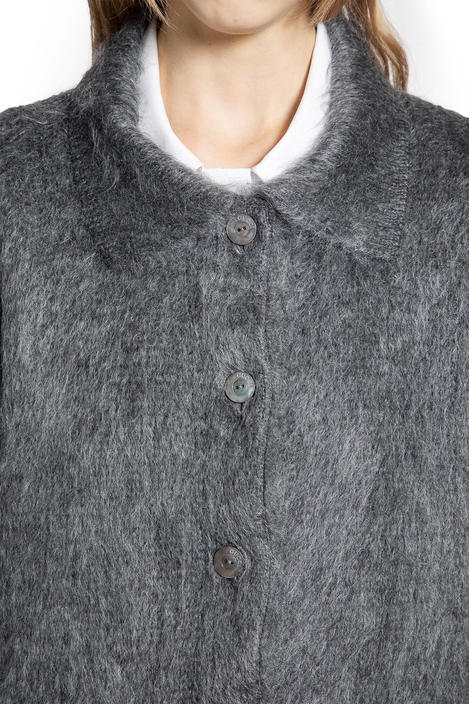 Brushed Extra Fine Mohair Cardigan