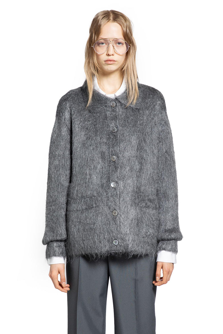 Brushed Extra Fine Mohair Cardigan