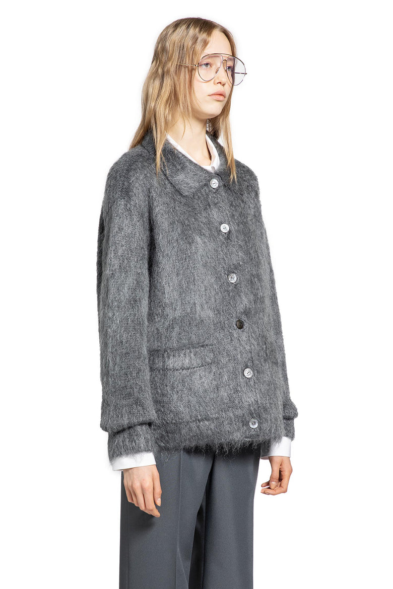 Brushed Extra Fine Mohair Cardigan