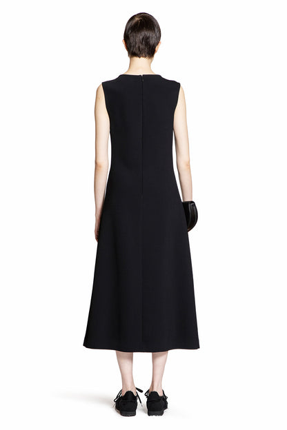 THE ROW WOMAN BLACK DRESSES