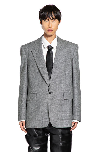 Blazer in Prince of Wales Wool Flannel