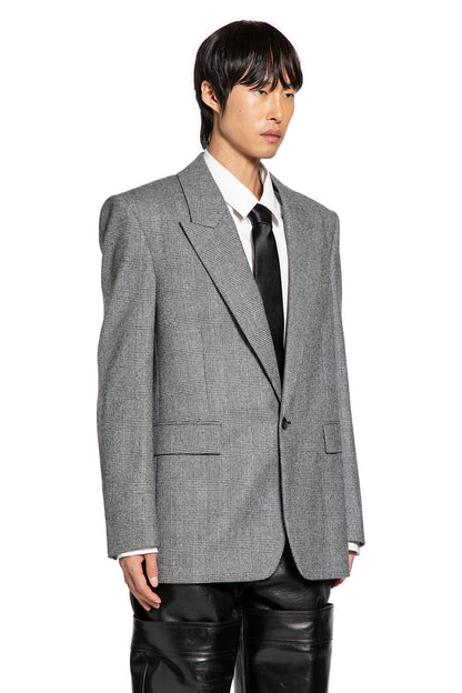 Blazer in Prince of Wales Wool Flannel