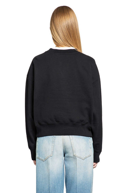 Cotton jersey sweatshirt with embroidery