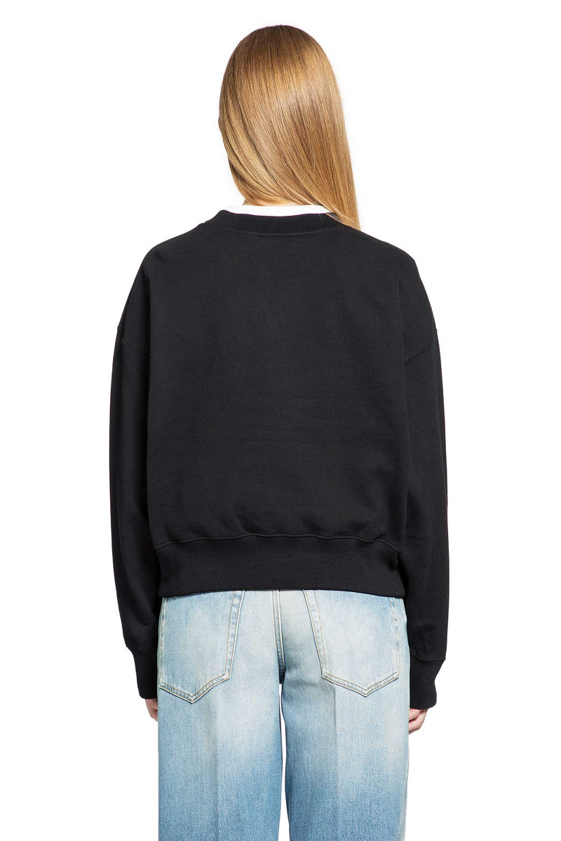 Cotton jersey sweatshirt with embroidery