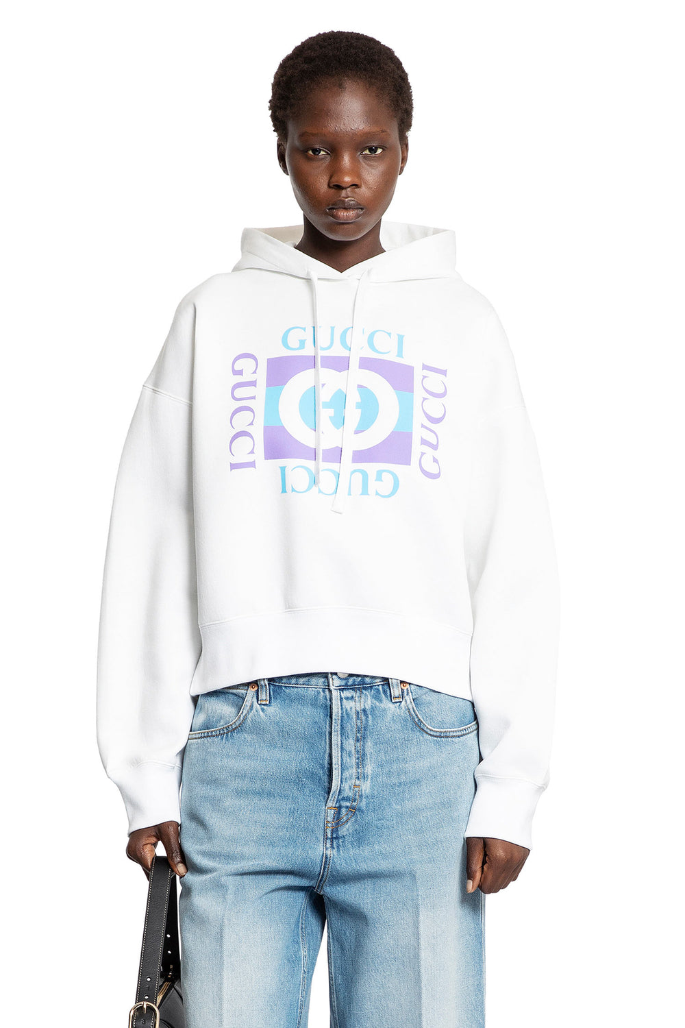 GUCCI Vintage Logo Boxy Hoodie woman