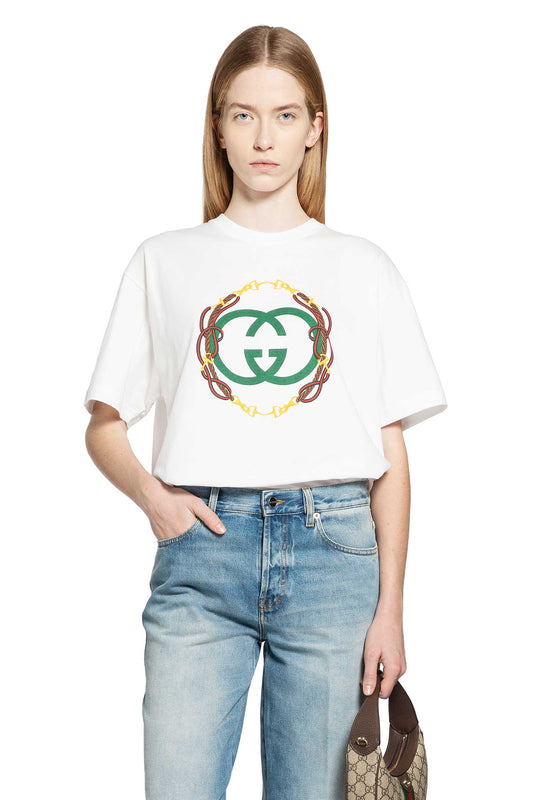 Cotton jersey T-shirt with print