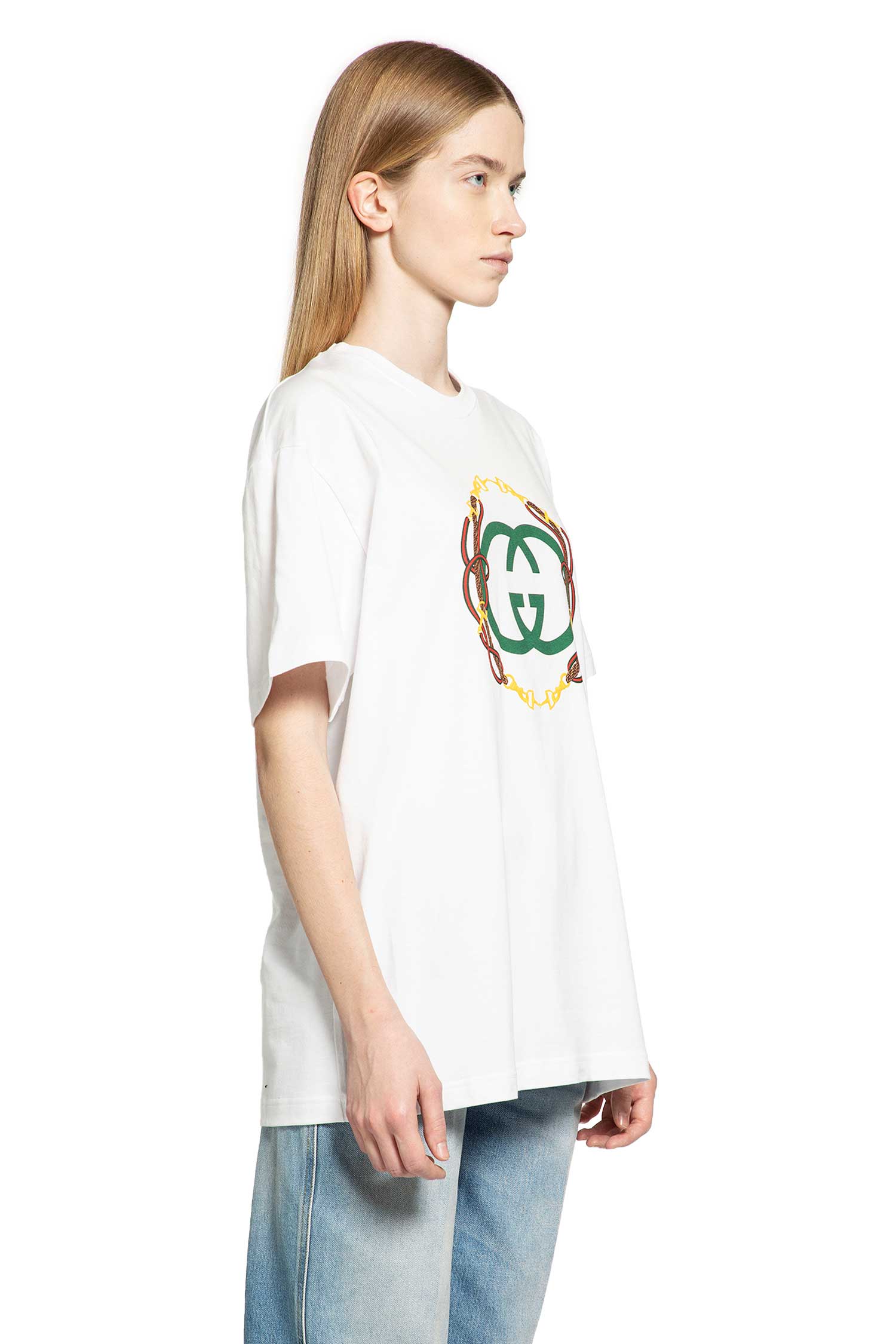 Cotton jersey T-shirt with print