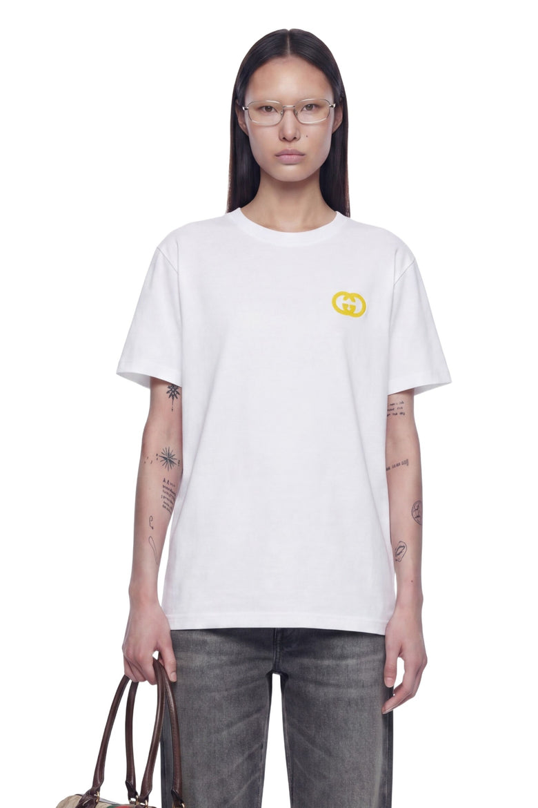 GUCCI Medium Cotton Jersey T-Shirt woman