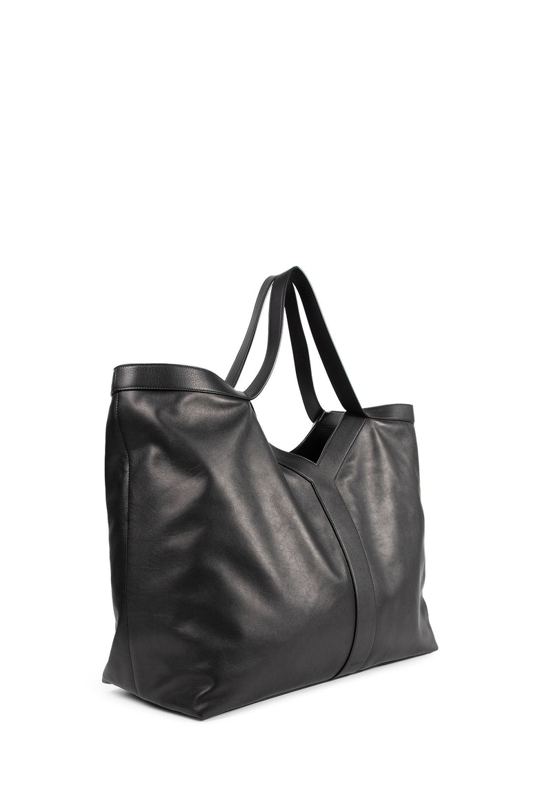 Y Maxi Tote in Grained Leather