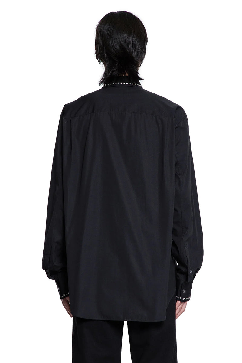 Studded Cotton Poplin Shirt - Antonioli.eu