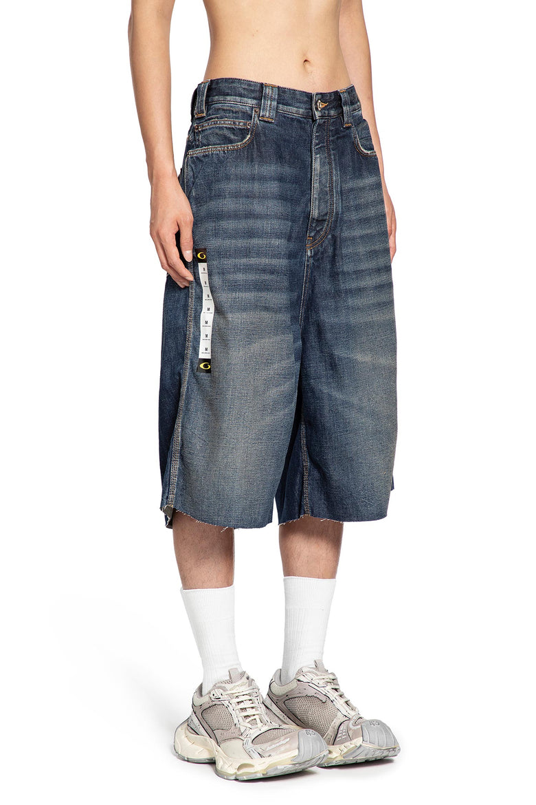 Loop Sports Icon Sticker Denim Shorts