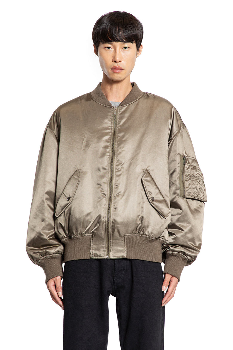 Bomber Jacket in Nylon Serge