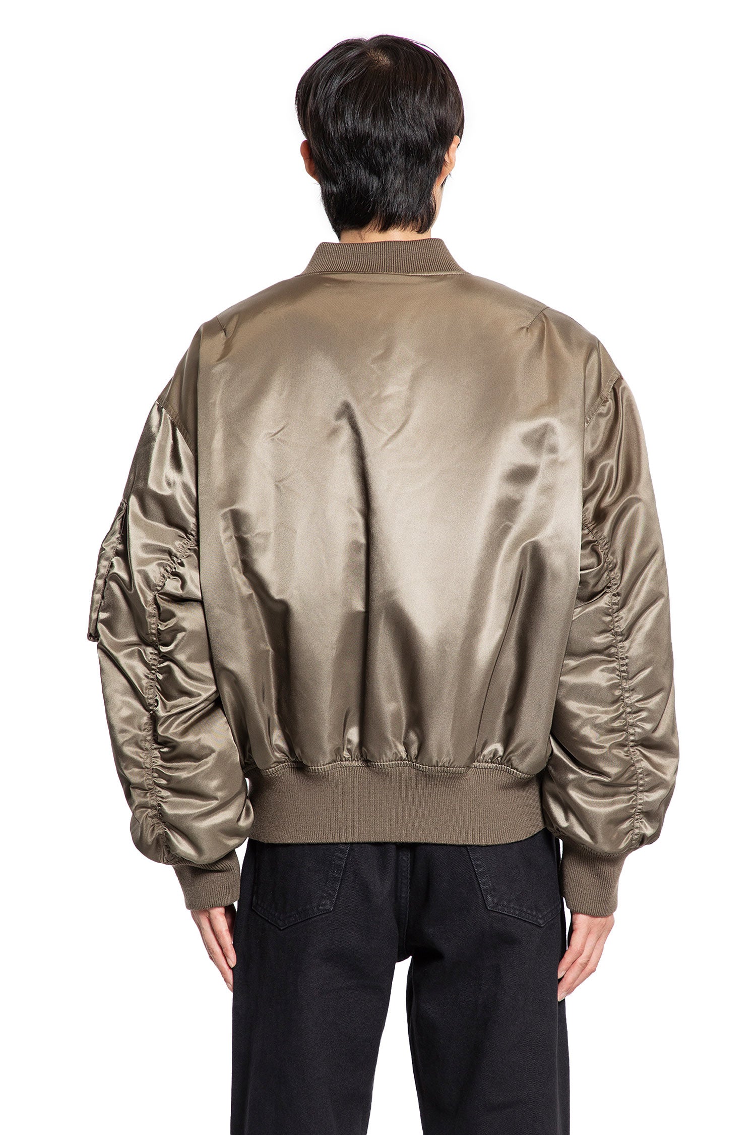 Bomber Jacket in Nylon Serge