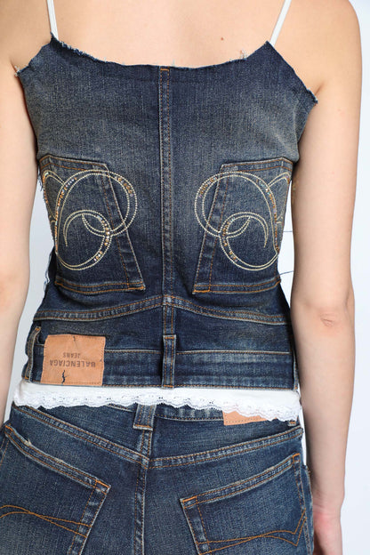 Patched Tank Top