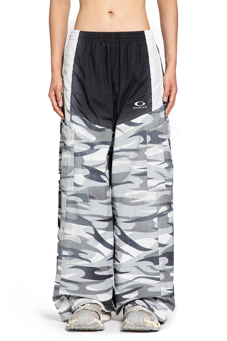 Cut-Up Cargo Tracksuit Pants