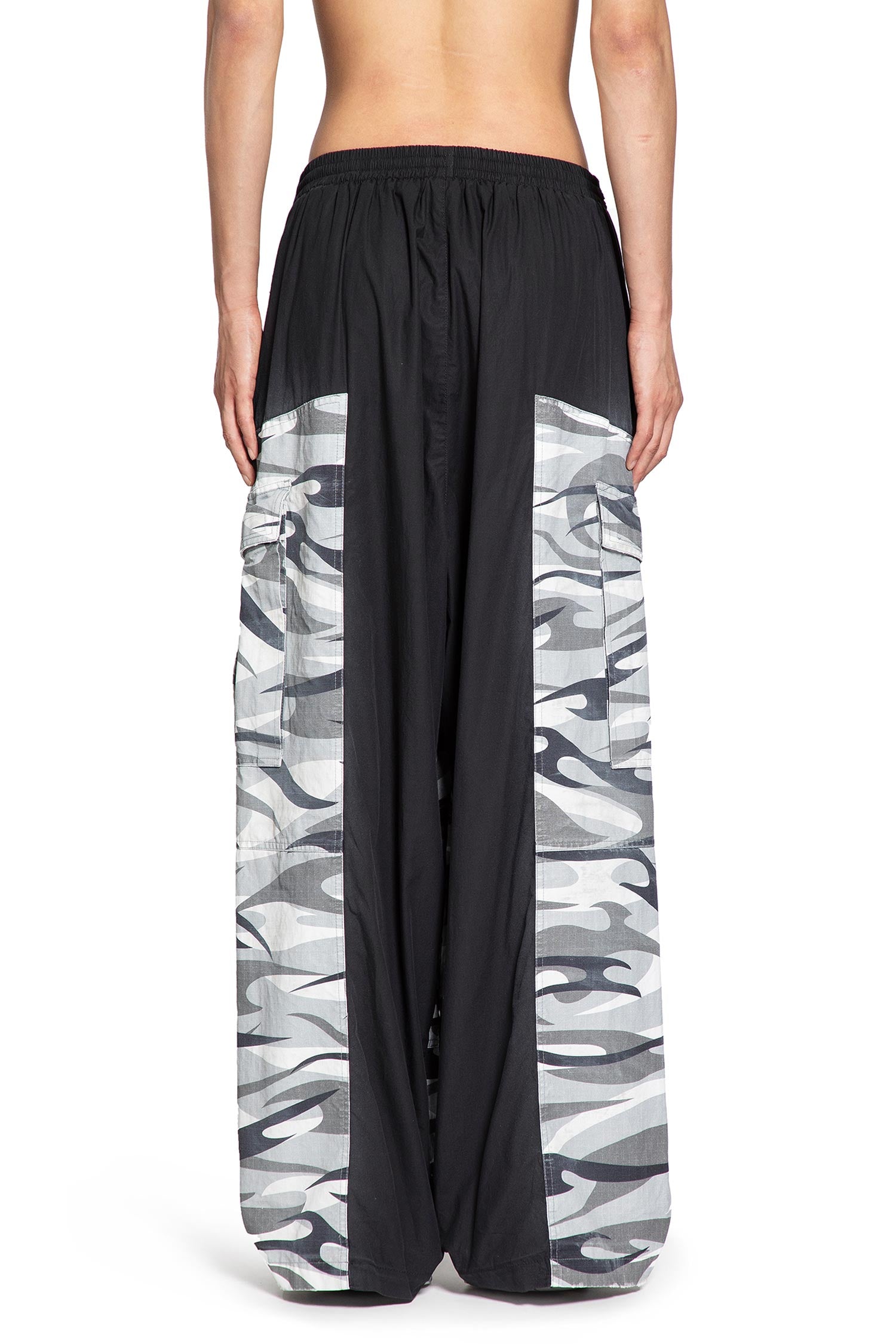 Cut-Up Cargo Tracksuit Pants