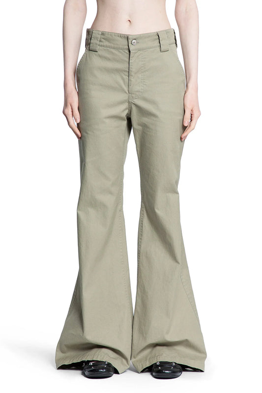 BALENCIAGA WOMAN BEIGE TROUSERS - Antonioli.eu