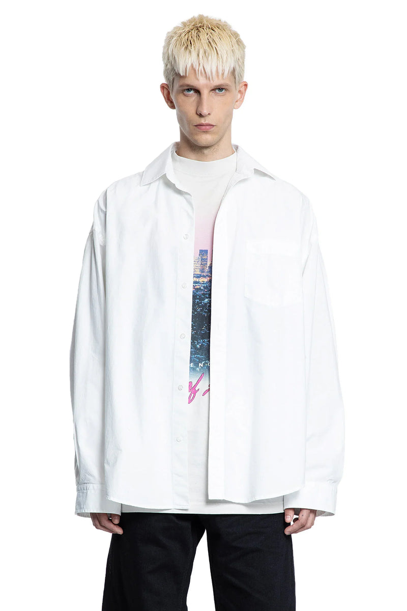 Layered Shirt in Cotton Poplin and Dry Jersey - Antonioli.eu