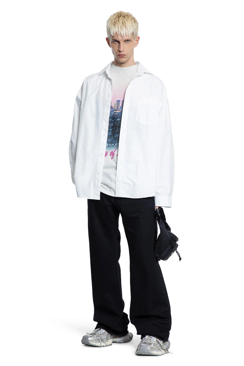 Layered Shirt in Cotton Poplin and Dry Jersey - Antonioli.eu