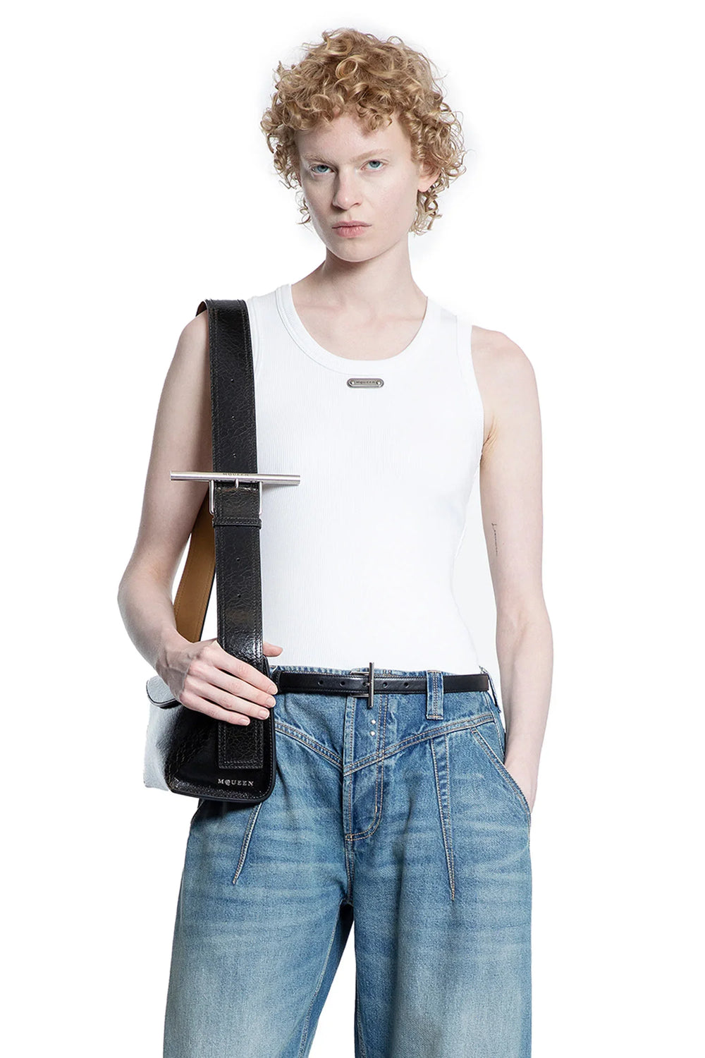 MCQUEEN MCqueen Placket Tank Top woman