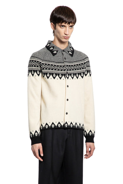 Fair Isle Polo Cardigan