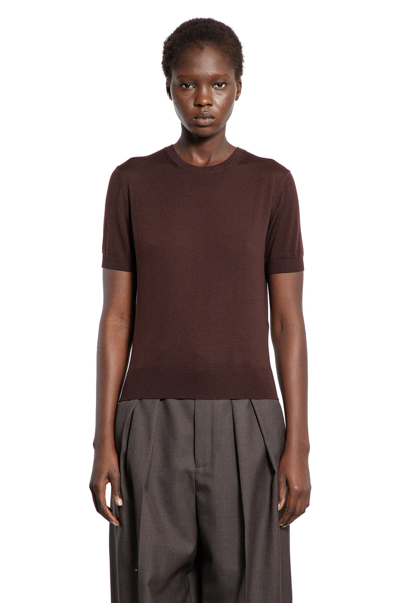 Short Sleeves Sweater in Wool - Antonioli.eu