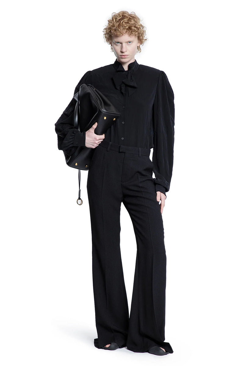 BALENCIAGA WOMAN BLACK TROUSERS - Antonioli.eu