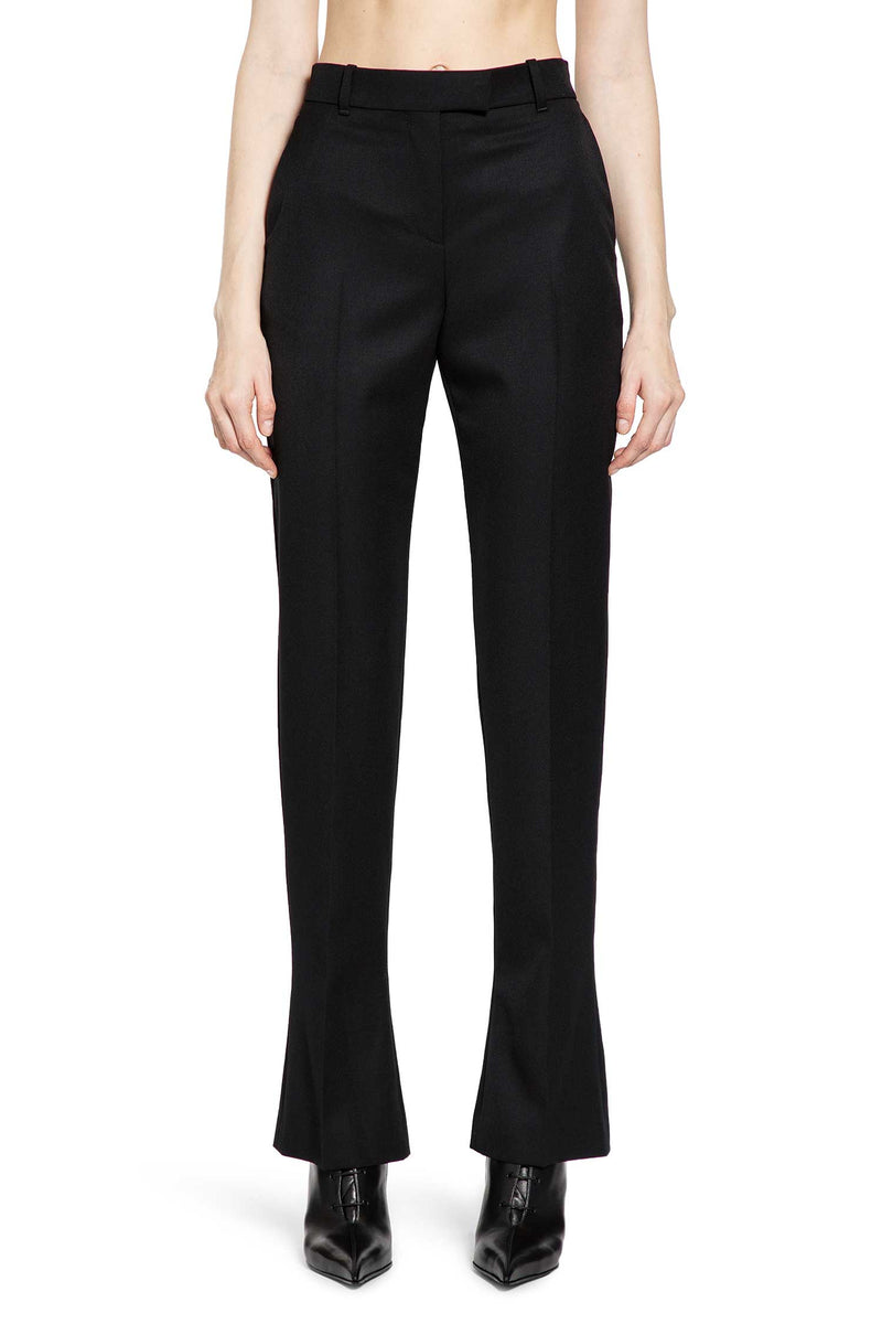 Flared Wool Tailored Trousers - Antonioli.eu