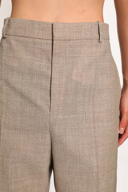 High-Rise Pants in Wool