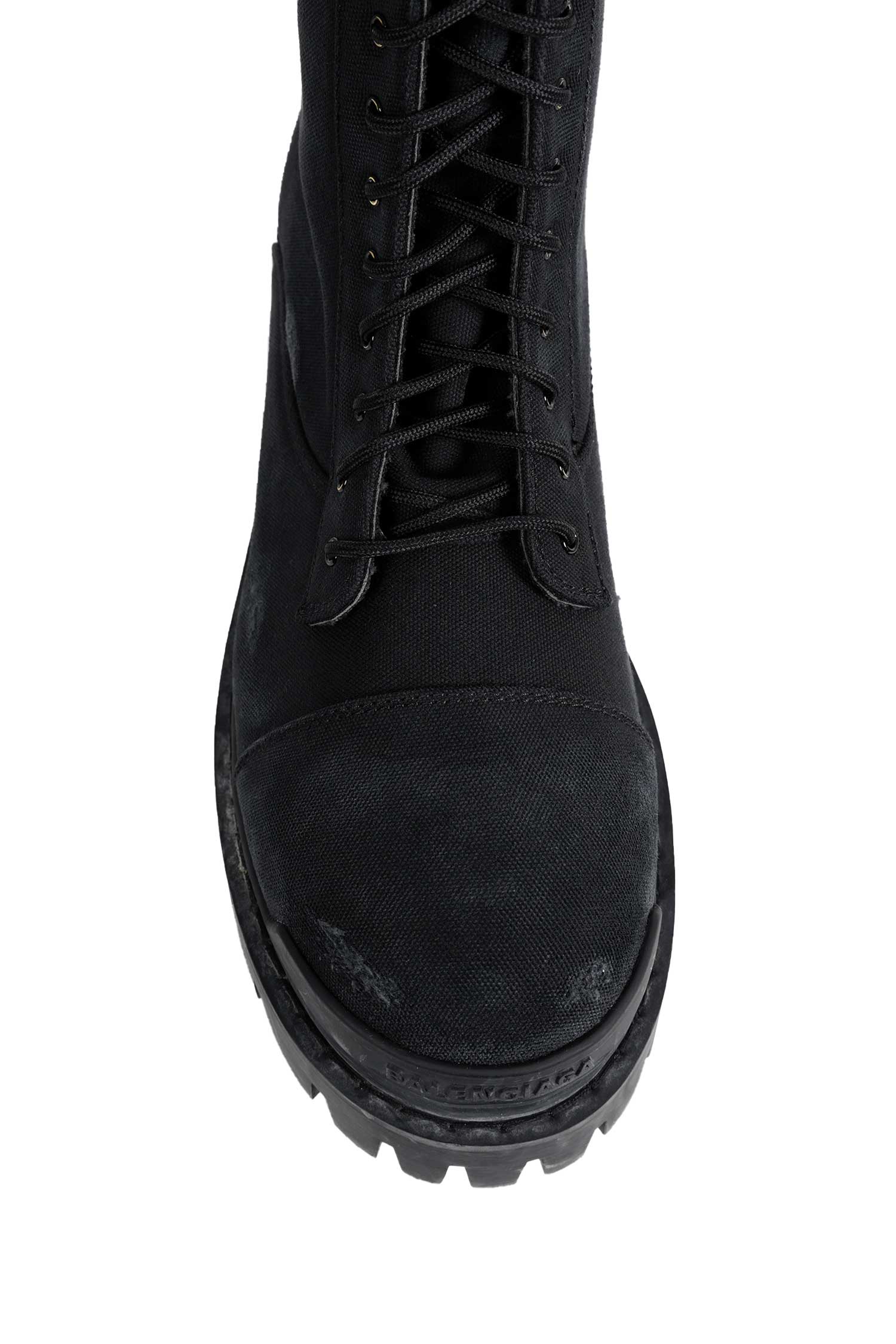 BALENCIAGA Combat Strike Canvas Boots man