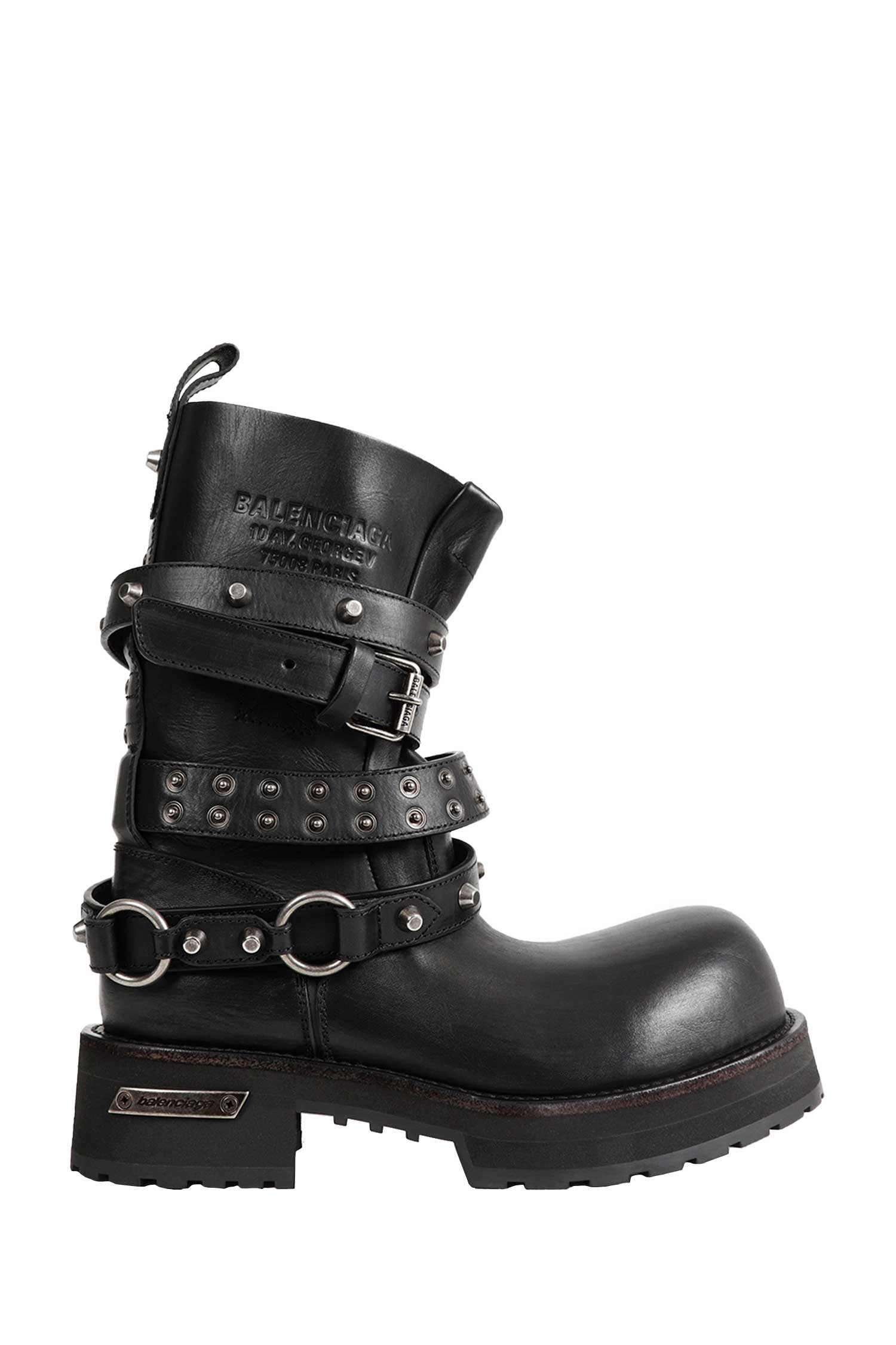 BALENCIAGA Venom City Leather Boots man