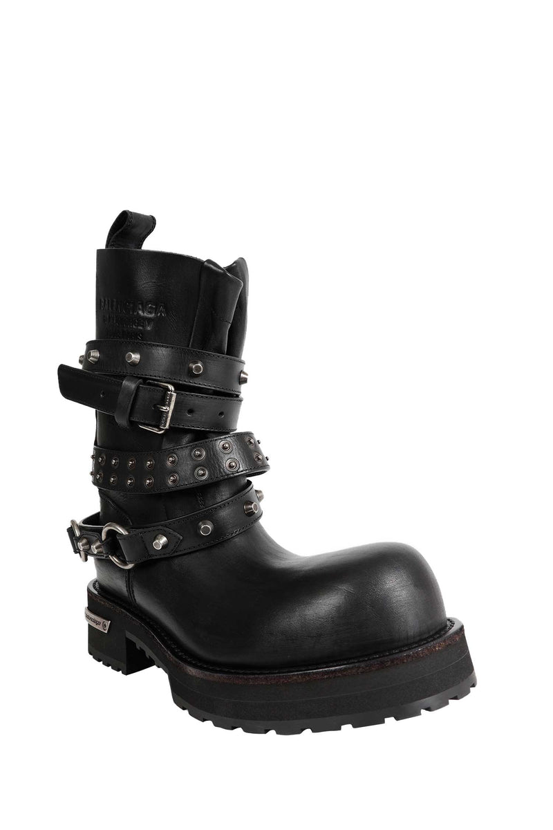 BALENCIAGA Venom City Leather Boots man