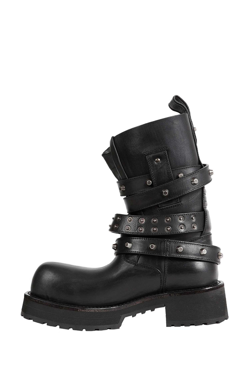 BALENCIAGA Venom City Leather Boots man