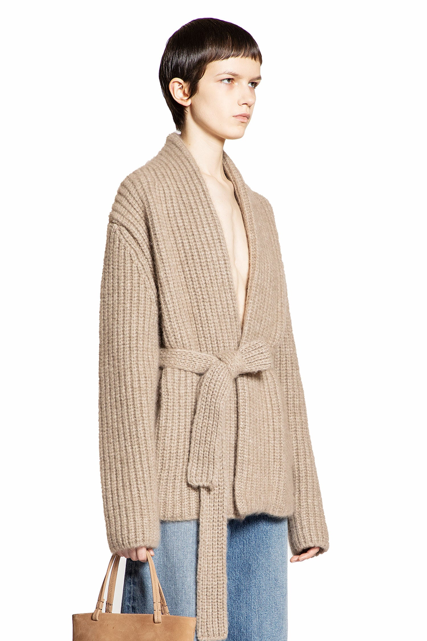 THE ROW WOMAN BEIGE KNITWEAR