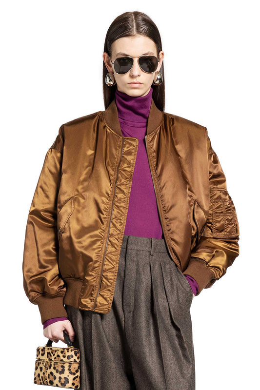 Bomber in Shiny Nylon