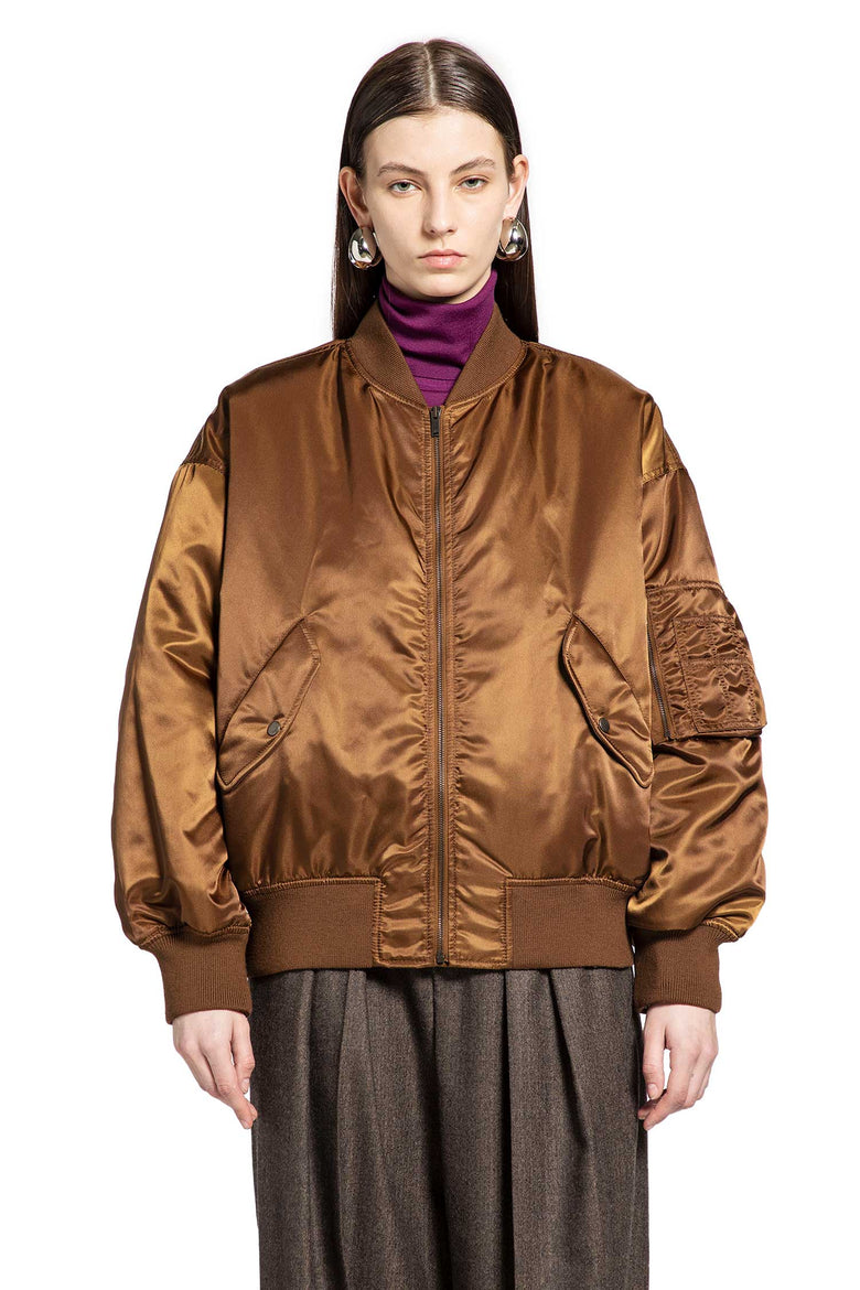 Bomber in Shiny Nylon