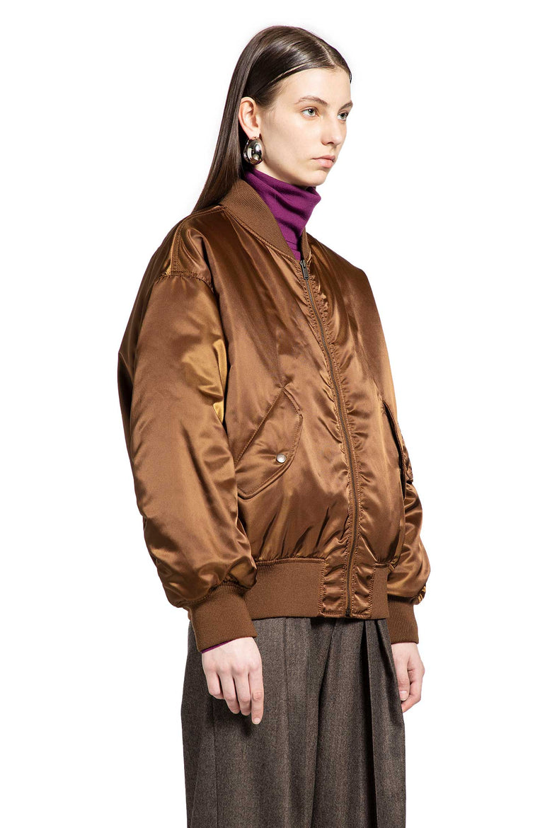 Bomber in Shiny Nylon