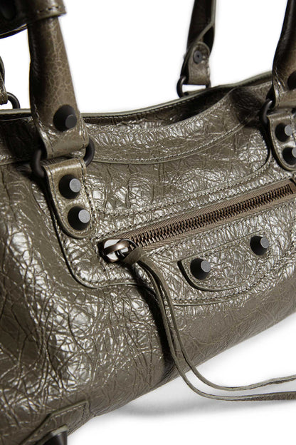BALENCIAGA WOMAN GREEN SHOULDER BAGS