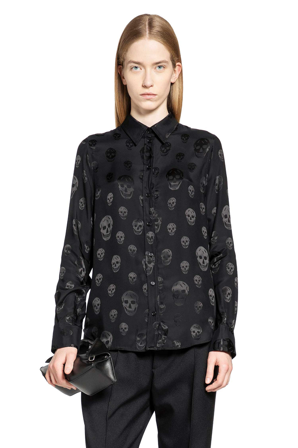 MCQUEEN Skull Motif Shirt woman