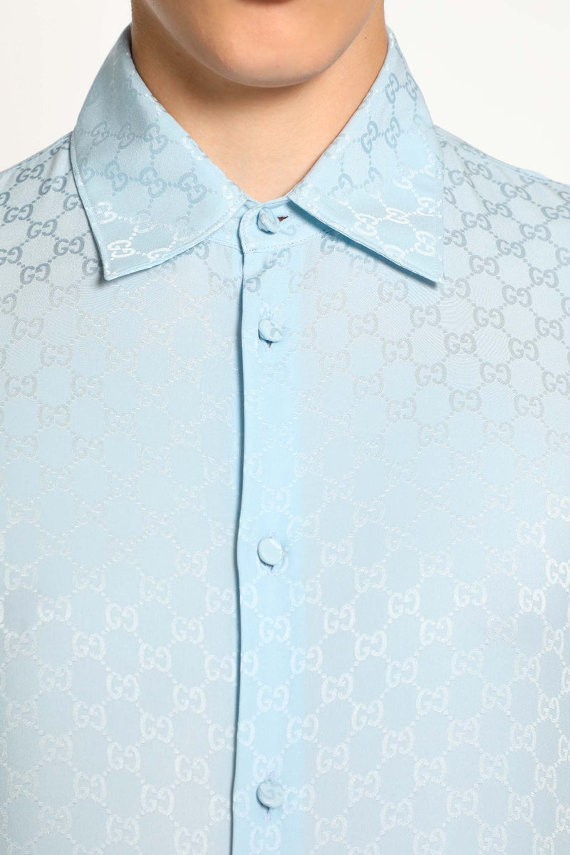 Jacquard Silk Shirt