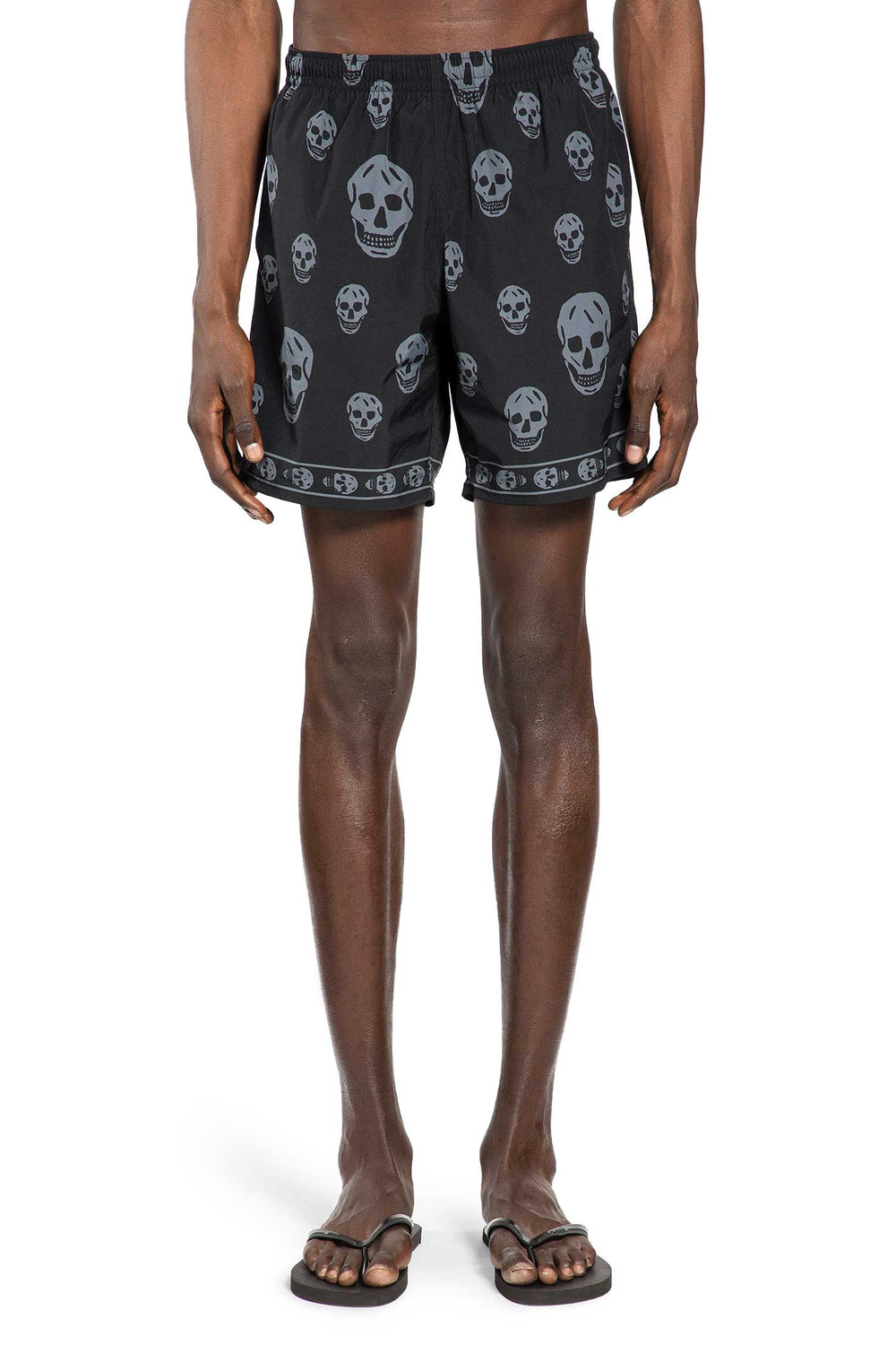 MCQUEEN Classic Skull Swim Shorts man