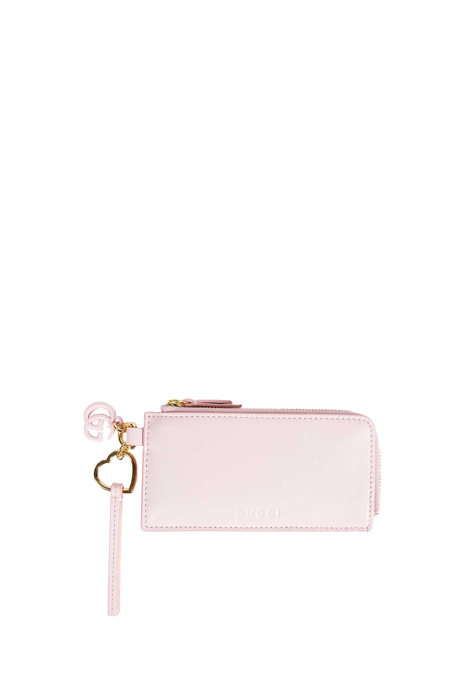GUCCI WOMAN PINK WALLETS & CARDHOLDERS