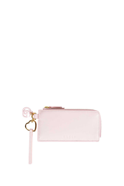 GUCCI WOMAN PINK WALLETS & CARDHOLDERS