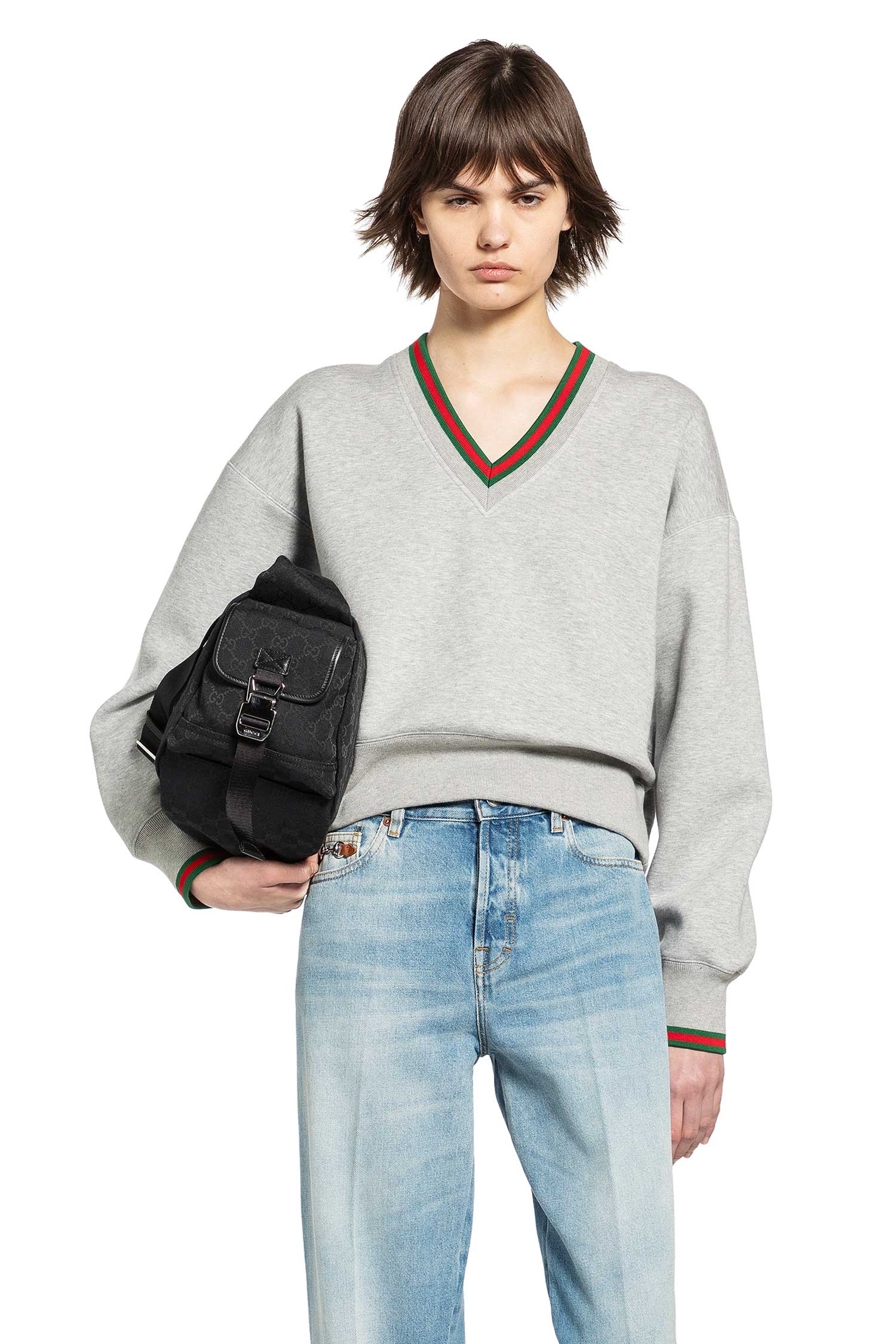 Web V-Neck Sweatshirt