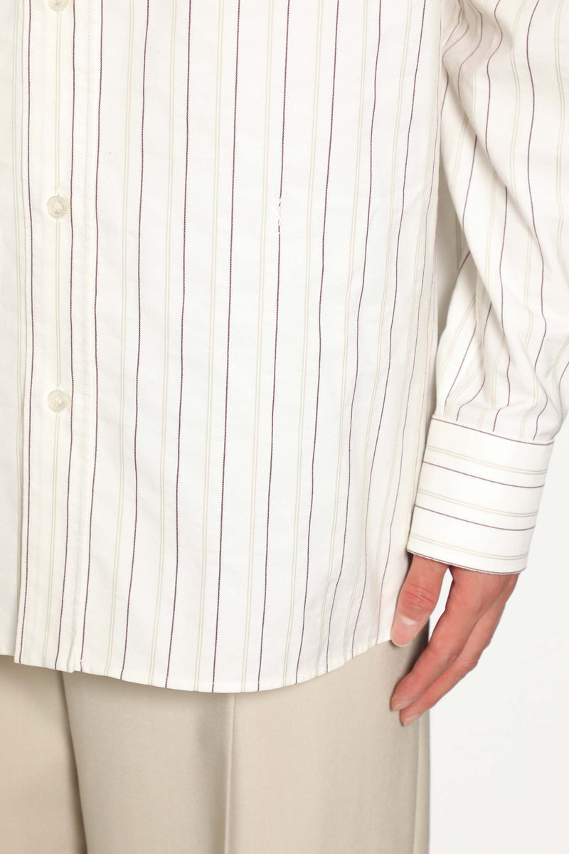 Cassandre Shirt in Striped Cotton - Antonioli.eu